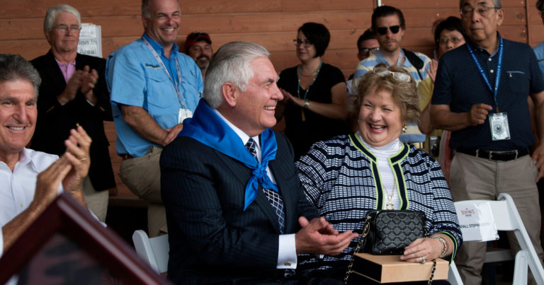 Secretary of State Rex Tillerson visits 2017 Jamboree for statue unveiling