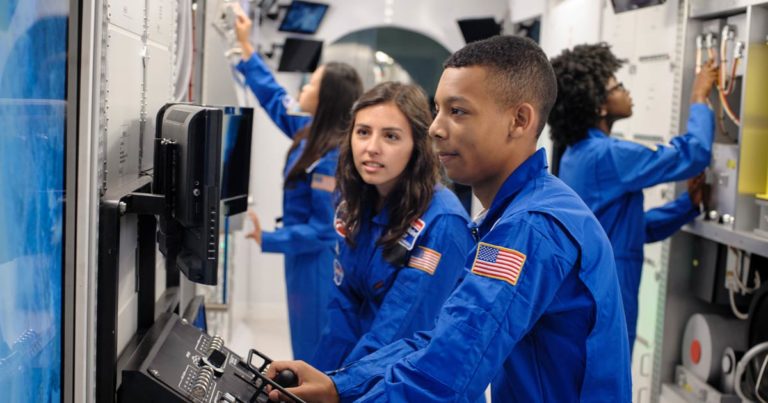 Space Camp, like Scouting, delivers hands-on STEM experiences to young people