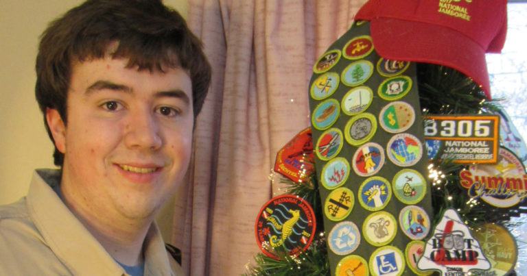 This may be the Scouty-est Christmas tree we’ve ever seen