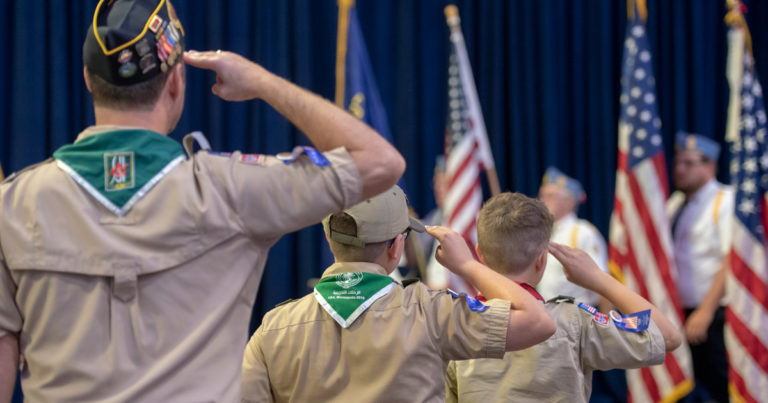 Scouts help American Legion celebrate at its 100th national convention
