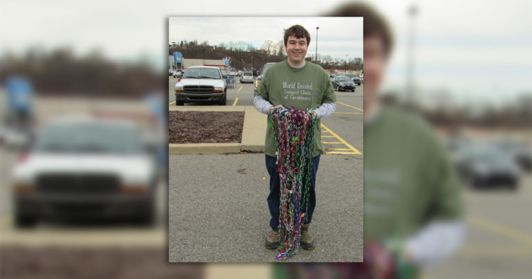Eagle Scout owns Guinness World Record for longest chain of carabiners