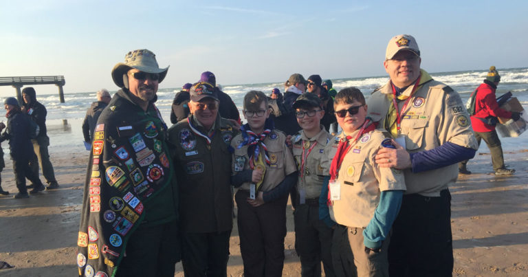 Scouts honor 75th anniversary of D-Day at Normandy Camporee 2019